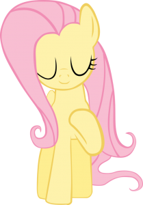 fluttershy_takes_a_bow_by_bengo538-d4k31eh